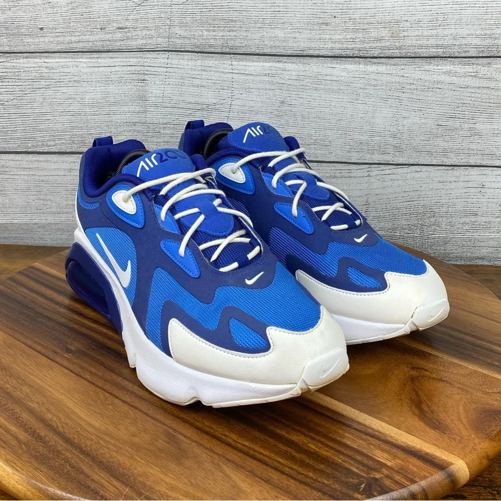 Nike Air Max 200 Pacific Blue White Shoes AQ2568-400 Men’s Sneaker Size 11.5